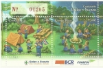 Stamps Costa Rica -  Centenario Guías Scout (1791-92)