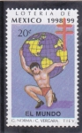 Stamps Mexico -  lotería de México-El Mundo
