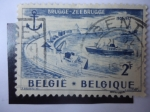 Stamps Belgium -  Brugge-Zeebrugge.