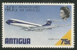 Stamps Antigua and Barbuda -  Vickers VC 10 (225)