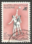 Stamps : Africa : Algeria :  Juegos Deportivos del Mediterráneo, Baloncesto