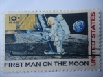 Stamps United States -  Primer Lugar en la Luna -First Man on the Moon
