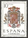 Stamps Spain -  1704 -  Escudo de España