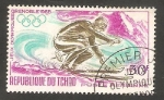 Stamps Chad -  44 - Olimpiadas de invierno en Grenoble