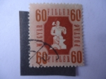 Stamps Hungary -  Obrero - Metal Mecánica