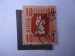 Stamps Hungary -  Obrero - Metal Mecánica