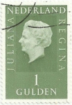 Stamps Netherlands -  SERIE BÁSICA REINA JULIANA (1909-2004), TIPO REGINA. VALOR FACIAL 1 Florín. YVERT NL 883