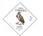 Stamps Spain -  Sahara Dia del Sello (1)