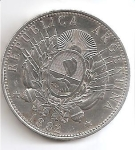 monedas del Mundo : America : Argentina :  moneda reverso