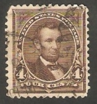 Stamps America - United States -  73 - A. Lincoln