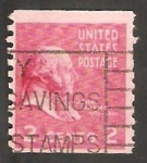 Stamps United States -  371 a - John Adams