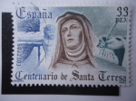 Stamps Spain -  Ed:2674 -Centenario de Santa Teresa.
