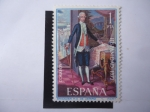 Stamps Spain -  Ed:2107- Hispanidad 1972- Brigadier Miguel Antonio de Ustáriz