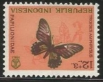 Stamps Indonesia -  Troides amphrysus (465)