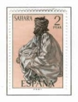 Sellos de Europa - Espa�a -  Sahara Tipos Indigenas (1)