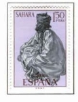 Stamps Spain -  Sahara Tipos Indigenas (1)