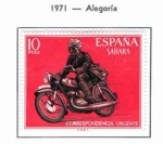 Stamps Spain -  Sahara Alegoria (1)