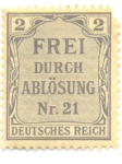 Stamps : Europe : Germany :  TIMBRE DE SERVICIO