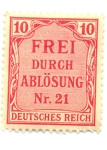Stamps Germany -  TIMBRE DE SERVICIO