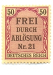 Stamps Germany -  TIMBRE DE SERVICIO