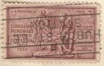 Stamps United States -  150 aniversario de la compra de Louisiana (829)