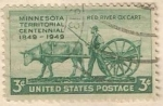 Stamps United States -  Centenario de Minnesota (790)