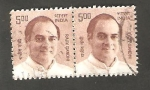 Stamps India -  Rajiv Gandhi, político