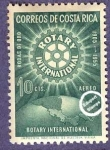 Sellos de America - Costa Rica -  Cincuentenario del Rotary Internacional