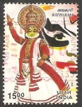 Stamps India -  1665 - Relaciones diplomáticas con Japón, personaje kathakali indú