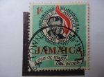 Stamps Jamaica -  Eleanor Roosevelt-Esposa de Franklin Delano Roosevelt. 