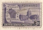 Stamps United States -  Wisconsin (766)
