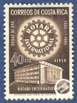 Sellos de America - Costa Rica -  Cincuentenario del Rotary Internacional