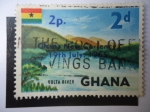 Sellos de Africa - Ghana -  Volta River