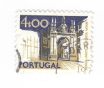 Stamps Portugal -  Braga. Arco de la puerta nueva