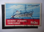 Sellos de Africa - Tanzania -  SS Harrambee - Kenya-Uganda-Tanzania.