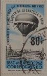 Stamps Mexico -  centenario del primer vuelo del aeronauta mexicanoJoaquin de la Cantolla y Rico