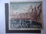 Stamps Spain -  Ed:1550 - Vista de Gerona.