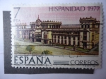 Stamps Spain -  Ed:2442 - Hispanidad 1977- Palacio Nacional de Guatemala.