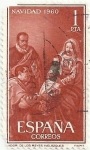 Stamps Spain -  NAVIDAD 1960. LA ADORACIÓN DE LOS REYES MAGOS, DE DIEGO VELÁZQUEZ. EDIFIL 1325