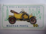 Stamps : Europe : Hungary :  75 Eves a Magyar Autoklub - Swift 1911.