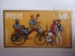 Stamps Hungary -  Daimler 1886 - de Glttlieb Daimler - Primer Aut0móvil del mundo.