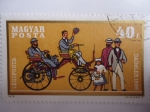 Sellos del Mundo : Europa : Hungra : Daimler 1886 - de Glttlieb Daimler - Primer Aut0móvil del mundo.