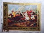 Stamps Hungary -  Pintor Desconocido - Ismeretle Festö:Kuruc-Labanc