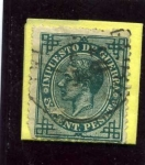 Stamps Europe - Spain -  Alfonso XII. Impuesto de guerra