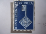 Stamps Netherlands -  Europa CEPT. S/444