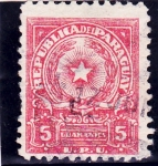 Stamps : America : Paraguay :  escudo