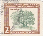 Sellos de America - Uruguay -  El Ombú