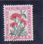 Stamps France -  flores