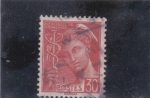 Stamps France -  Mercurio