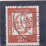 Stamps Germany -  Johann S.Bach-compositor